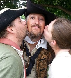 Shannon Getting Kissed by Michael and Kate