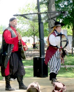 Off Keel Entertaining the Contest Crowd