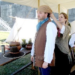 Twin Mae Tying My Scarf