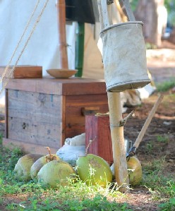 Details of Boo's campsite