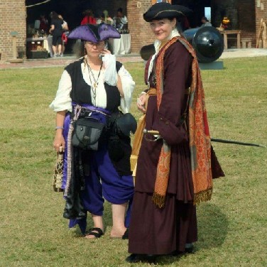 Fayma and Mary Diamond in the Fort