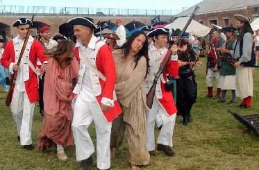 Leading Ann and Mary to the trial