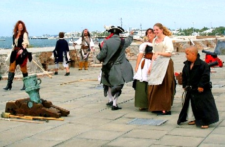 Captain Spike and the All Girl's Cannon Crew