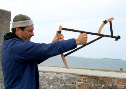 Dutch using the backstaff