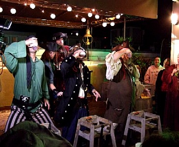 Walk the Plank Finalists doing shots 2