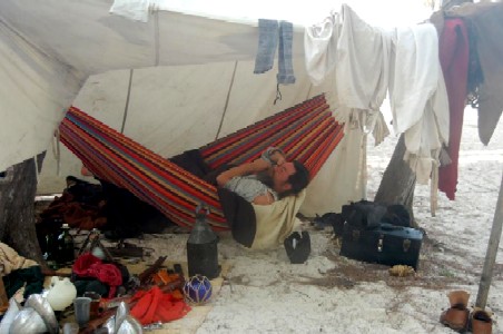 M.A. d'Dogge's in his Hammock