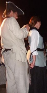 Edward cutting Lily's hair 2