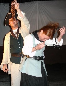 Edward holding his prize