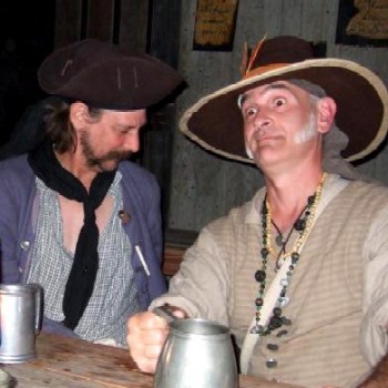 Patrick with Stynky in Mission's hat