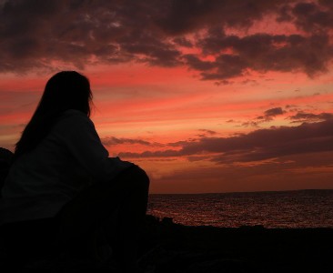 Captain Sterling at Sunset on the beach