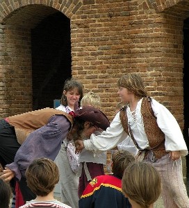 Portside Tom takes a fake fall