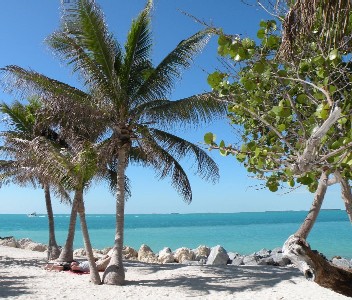 The beautiful beach at Fort Zach
