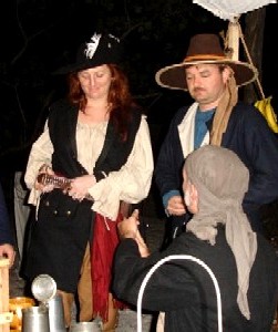 Red Jessi puttin on her belt