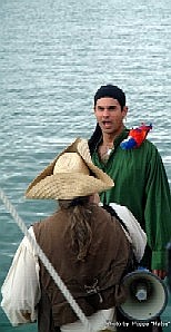 The prat at the Walk the Plank Contest