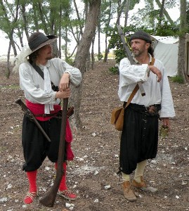 William and Doug standing easy