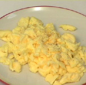 scrambled eggs