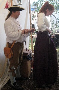 Michael dressing Jessi