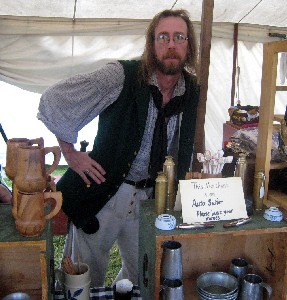 Vendor extraordinairre Greg Hudson