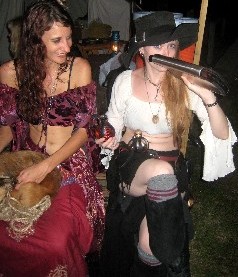 Morgan with Stynky's Giant Flask