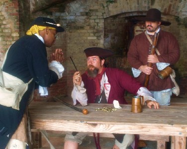 M.A. d'Dogge talking with Cross