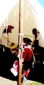 Wrecker's camp - Cutter and friends