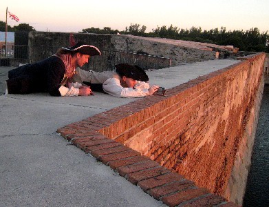 Dorian & Josephine filming the sunset