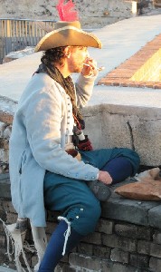 Patrick smoking to celebrate sunset