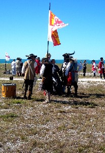 The British side of the battlefield