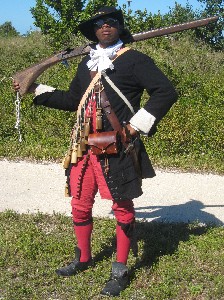 Israel Cross at his ease