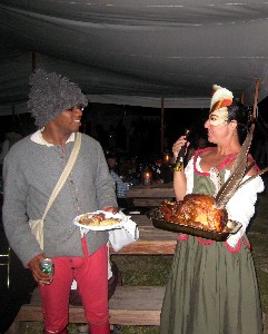 Shay and Israel with 'Pheasant'