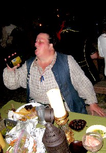 Silkie drinking it straight