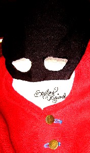 The waistcoat's label