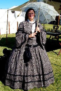 Anne Marie with umbrella