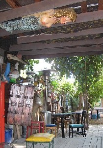 The stage at Blue Heaven