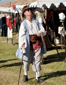 Chrispy doing the blind act