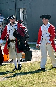 Soldiers carrying stuff