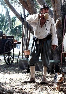 Doug with Sgt. Jeff's Dog