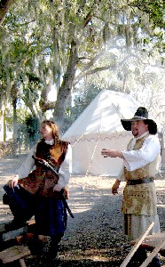 William and Sgt. Jeff explaining the plan