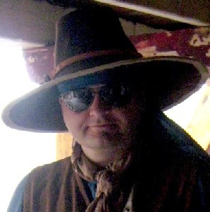 Mission (in sunglasses)