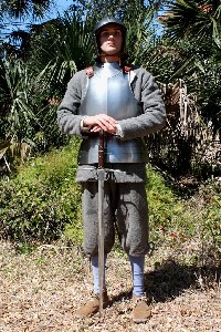 Alex in his pikesman armor