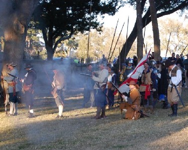 Firing at the Spanish