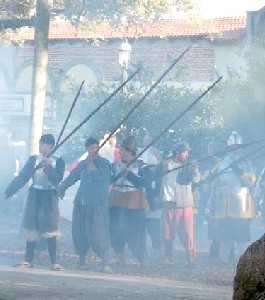 Pikesmen in the mist