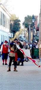 Willie twirls the flag 3