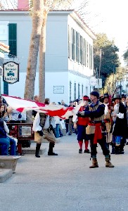 Willie twirls the flag 2