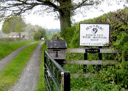 Pen Y Parc Sign