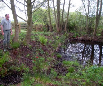Gareth Gazing at His Garden