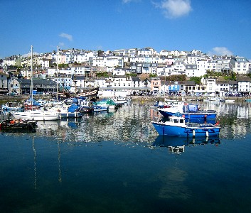 Across Brixham Harbor