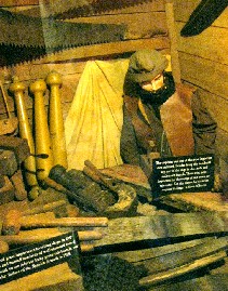 Golden Hinde Brixham Display - Carpenter