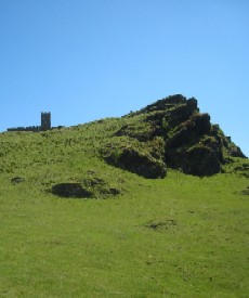 The Hike Up to Brentnor Church