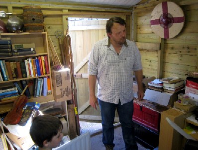 Odin and Ed in Ed's Office